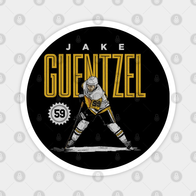 Jake Guentzel Pittsburgh Card Magnet by ClarityMacaws